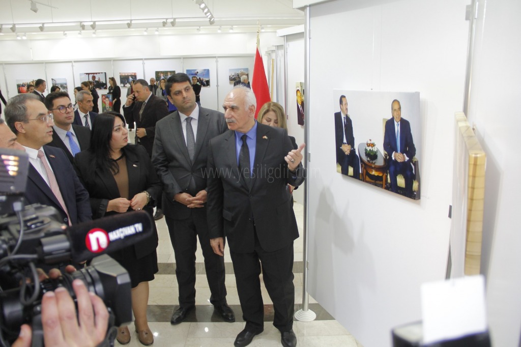 Türkiye Cumhuriyeti’nin  100. Yılı ve Haydar Aliyev'in 100. Yılı Fotoğraf Sergisi açıldı.