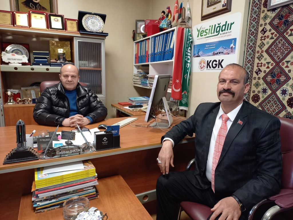 MHP Milletvekili Aday Adayı Çeçen Gazetemizi Ziyaret Etti