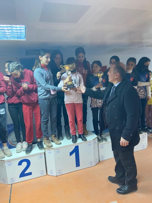 Okul Sporları Yıldız Kızlar Dart Turnuvası Sona Erdi