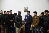 “Erasmus” Programı Kapsamında Üniversitemize Gelen Yabancı Uyruklu Öğrenciler Rektör Alma’yı Ziyaret Etti