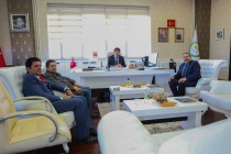Kültür ve Turizm Bakanlığı Teftiş Kurulu Başkanı Asım Keser Rektör Alma'yı Ziyaret Etti.