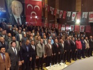 MHP Iğdır  İl Kongresi yapıldı Hüseyin Ateş Tekrar Başkan Seçildi