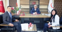 Iğdır Belediye  Başkanlarından Sağlık müdürü Nevruz Erez’e hayırlı olsun ziyareti