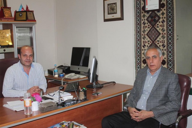Eski Tarım İl Müdürü Selami Turan nezaket ziyaretinde bulundu