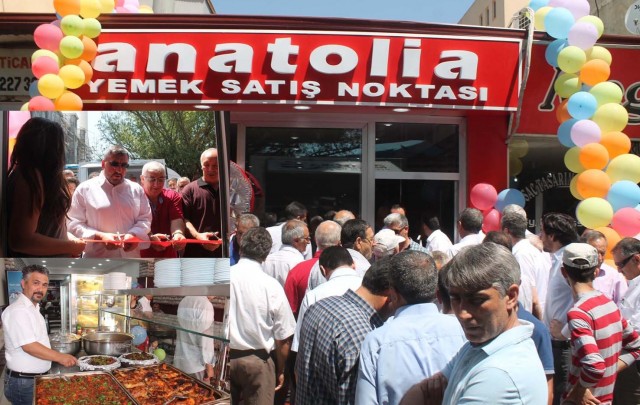 Anatolia Yemek Fabrikası Satış Merkezinin Açılışı Yapıldı