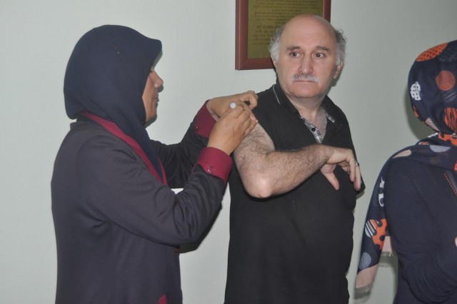 2014 Yılı Hacı Adaylarına Aşıları Yapıldı