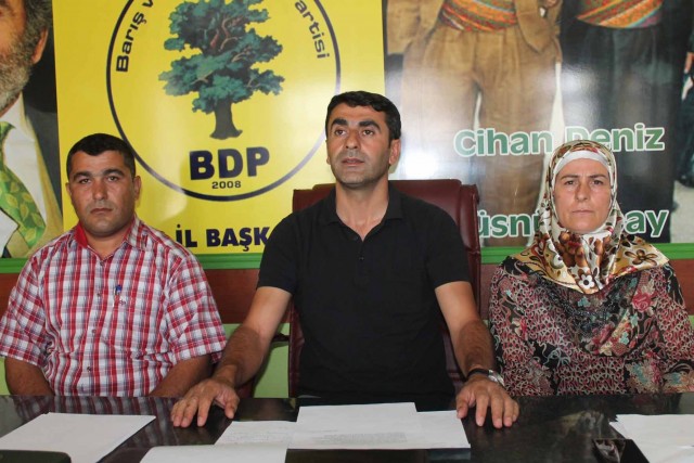 BDP Iğdır İl Başkanı Mehmet Anar'dan Basın Açıklaması