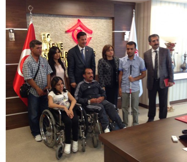 MHP Iğdır Milletvekili Dr. Sinan OĞAN, Yeşil Iğdır Engelliler Spor Kulübü Derneği ile Bakan Fatma ŞAHİN’i Ziyaret Etti