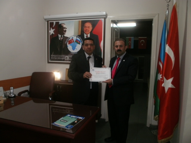 Başkan Deliktaş’dan Türkiye Azerbaycan Derneğine Ziyaret