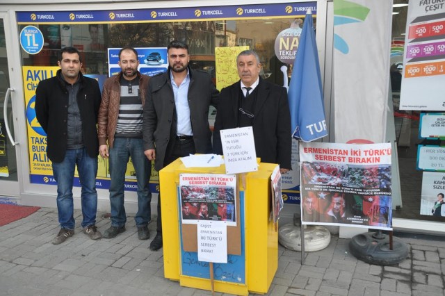 Ermenilerin Esir Tuttuğu İki Türk İçin İmza Kampanyası Devam Ediyor