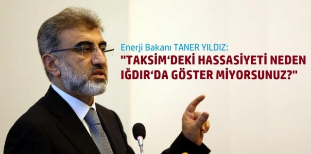 Bakan Taner Yıldız: 