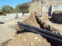 Tuzluca'nın Aşşağı Mahallesinde Kanalizasyon Çekimine Başlandı