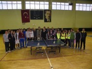 Okullar Arası Masa Tenisi Turnuvası Son Buldu