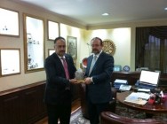 Iğdır Üniversitesi Rektörü Prof. Dr. İbrahim Hakkı  Yılmaz, Diyanet İşleri Başkanı Prof. Dr. Mehmet Görmez’i ziyaret etti