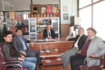 Karakoyunlu CHP Belediye Başkan Adayı Kurban Kaya Gazetemizi Ziyaret Ett