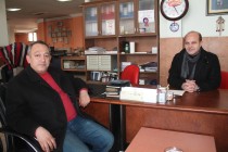 CHP Iğdır Belediye Başkan Adayı  Aran Kalafat Gazetemizi Ziyaret Etti